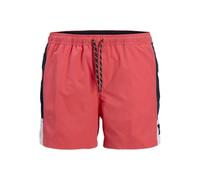JACK & JONES Hombre Jpstmaui Jjswim Blocked Zip AKM Sn, Coral, L