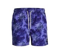 JACK & JONES Hombre Jpstmaui Jjswim Mature AOP AKM Sn, Azul Marino, M