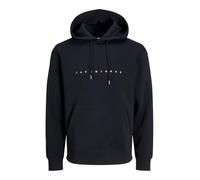 JACK & JONES Hoodie Logo Hoodie | Corte regular fit, Logotipo, Manga larga, Casual, Proceso muy suave a una temperatura máxima de 40°C