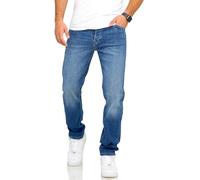 JACK & JONES Infinity Jeans para Hombre Mike ARIS Comfort Fit Denim Pantalones vaqueros para hombre, Dark Azul Denim, 33W / 34L