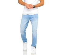 JACK & JONES Infinity Vaqueros para Hombre Mike ARIS Comfort Fit Denim - Pantalones vaqueros para hombre, Mezclilla De Color Azul Claro, 30W / 34L