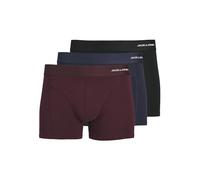 Jack & Jones Jacbasic Bamboo Trunks 3 Pack Noos Bóxer, Port Royale/Detalles: Negro - Azul Marino, XL Hombre