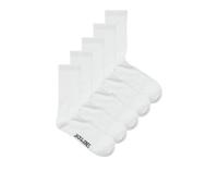 Jack & Jones Jacbasic - Calcetines de Tenis (5 Unidades) Calcetines, Hombre, Blanco, Talla única