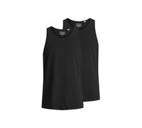 JACK & JONES JACBASIC TANKTOP 2 PACK Camiseta sin mangas, Negro (Black Black), Medium (Pack de 2) para Hombre