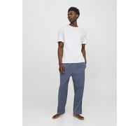 Jack & Jones Jacbasic Tee And Woven Pants Giftbox M Blanco