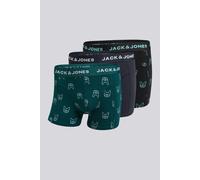 Jack & Jones Calzoncillos Jacdenim para Hombre, 3 unidades, Azul marino, M