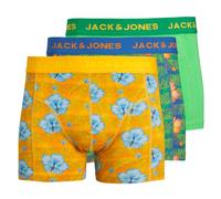 JACK & JONES Jachawaii Trunks 3 Pack Sn Bóxer, Palace Blue/Pack: High Visibility-Irish Green, XXL para Hombre