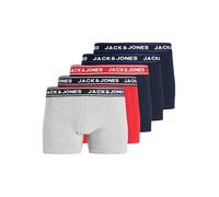 JACK & JONES Jachector Solid Trunks 5 Pack Poly, Gris Claro, x_l (Pack de 5) Hombres