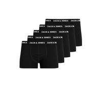 Jack & Jones Jachuey Trunks Noos Jnr - Pack de 5 Unidades Calzoncillo, Niños, Negro, 176