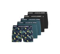 JACK & JONES Calzoncillo boxer 'JACJAKE' marino / navy / amarillo / negro S marino / navy / amarillo / negro