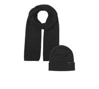 JACK & JONES Jacjolly Knit Giftbox Bufanda, Negro, Talla única Hombres
