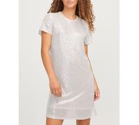 Jack & Jones Jack & Jones - Vestido corto lentejuelas. Blanco hielo
