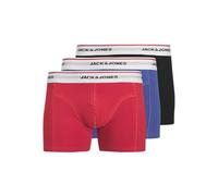 JACK & JONES Jackayden Solid Trunks - Juego de 3 Boxers para Hombre, Negro, L