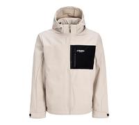 JACK & JONES Jacket Jjnorth Chaqueta Softshell, Moonbeam, L Hombres