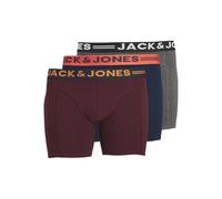 Jack & Jones Jaclichfield Noos-Juego de 3 Trunks 3 Pack PLS, Granate, XXXXXXL para Hombre