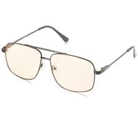 JACK & JONES JACMADS Gafas de sol para hombre, negro/detalles: lente marrón, talla única, Black/Detail:brown lense, Talla única