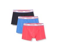 JACK & JONES Jacmike Solid Trunks 3 Pack Bóxer, Blazer/Pack: Palace Blue-Pink Yarrow, L para Hombre