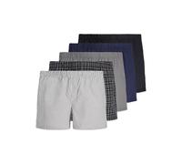 JACK & JONES Jacmilano Woven Boxers 5 Pack Pls Sn, Verde Oliva, 6XL (Pack de 5) Hombres
