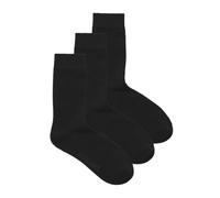 JACK & JONES Jacordinary Socks 3 Pack, Negro, Talla única