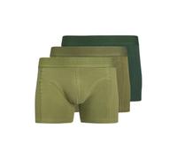 JACK & JONES Jacordinary Trunks - Juego de 3 Boxers para Hombre, Verde Pino, L