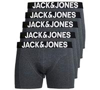 Jack & Jones Jacplain Solid Trunks, Hombre, 5 Unidades Darkgrey, S