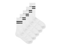 JACK & JONES Jacregen Noos - Calcetines de tenis (5 unidades), Blanco, Talla única