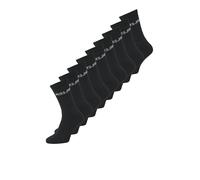 JACK & JONES Jacregen Noos-Calcetines de Tenis (9 Unidades), Negro/Paquete: 9 x Negro, Talla única Hombres