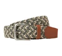 JACK & JONES Jacspring Woven Belt Noos Cinturón, Iceberg Green/Detail:Mixed, 80 cm Hombres