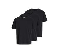 JACK & JONES JACUNDER tee Crew Neck 3 Pack Noos Hombre Camiseta Negro M