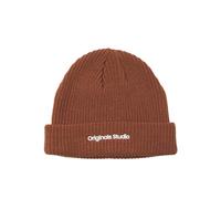 JACK & JONES Jacvesterbro Noos Beanie, Brandy Brown, Talla única Hombres