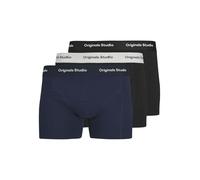 JACK & JONES Jacvesterbro Solid Trunks - Calzoncillos para Hombre, 3 Unidades, Color caverna, Talla S (3 Unidades), Ocean Cavern, S