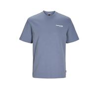 JACK&JONES JCOAERO Print tee SS Crew Neck Noos Camiseta, Flint Stone, S para Hombre
