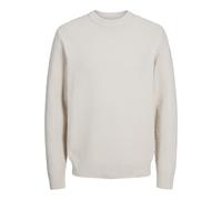 JACK & JONES Jcoalpha Knit Crew Neck Jersey de Punto, Moonbeam, XL para Hombre