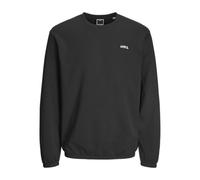 JACK & JONES Jcobasic Sweat Crew Neck, Negro, S