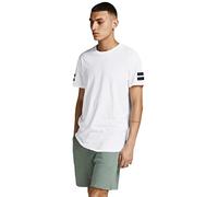 JACK & JONES JCOBORO TEE SS CREW NECK NOOS, Camiseta para Hombre, White Fit:REG, XL