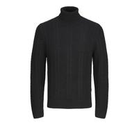 JACK & JONES Jcocipher Knit Roll Neck Jersey de Punto, Negro, L para Hombre