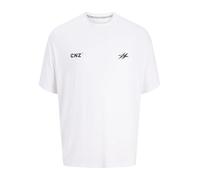 JACK & JONES Jcocnz Berlin - Camiseta, Blanco Brillante, L