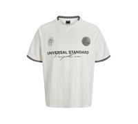 JACK & JONES Jcocover Retro Football tee SS Sn, Cloud Dancer, S