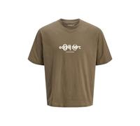 JACK & JONES Jcodynamic Bold tee SS Crew Neck, marrón, L