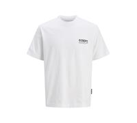 Camiseta Jack and Jones Jcodynamic Dust Ss Crew Neck Ln Hombre Blanco Brillante M