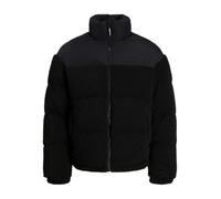 JACK & JONES Jcoflare Teddy Puffer Jacket, Negro, M Hombres