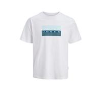 Jack & Jones Jcofusion Dots Print Tee Ss Cn Sn Jnr 16A Blanco