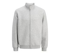 JACK & JONES Jcofusion Scuba Sweat Zip High Neck Noos, Gris Claro, XL para Hombre
