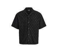 JACK & JONES Jcoinfinity Towel Shirt SS, Negro, XXL Hombres