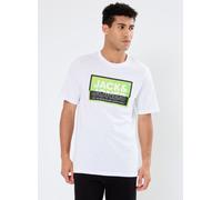 Jack & Jones JCOLOGAN SUMMER PRINT TEE CREW NECK FST L Negro