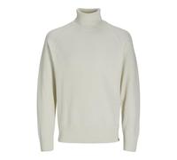 JACK & JONES Jcomason Knit Roll Neck Jersey de Punto, Cloud Dancer/Detail:Cyclo 002, M para Hombre