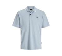 JACK & JONES Jcopacer Jacquard Polo SS, Subdued Blue, S