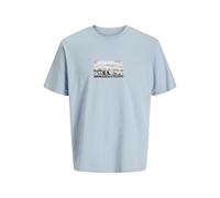 Jack & Jones Jcopacer Photo Branding tee SS Crew Neck, Subdued Blue, L