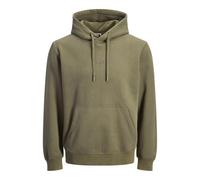 JACK & JONES Jcopoint Sudadera con Capucha BF PLS, Talla Grande, marrón, 5XL