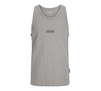 Jack & Jones Jcosago Small Logo Slub Tank Top para Hombre, Franela Gris, L